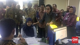 Pencairan Anggaran Melonjak, Sri Mulyani Blusukan ke KPPN