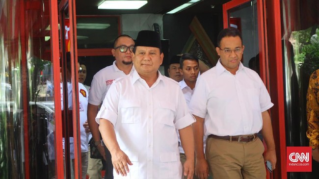 Gerindra terbuka jika Anies Baswedan mau berjumpa Prabowo Subianto karena pertemuan antartokoh politik di Indonesia adalah perihal nan baik.