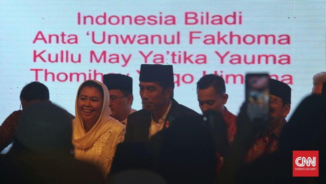 Presiden Joko Widodo (Jokowi) meminta tiga pasangan calon gubernur dan wakil gubernur DKI Jakarta untuk menjalin kerukunan.