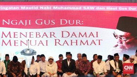 Presiden Jokowi Hadiri Haul Gus Dur