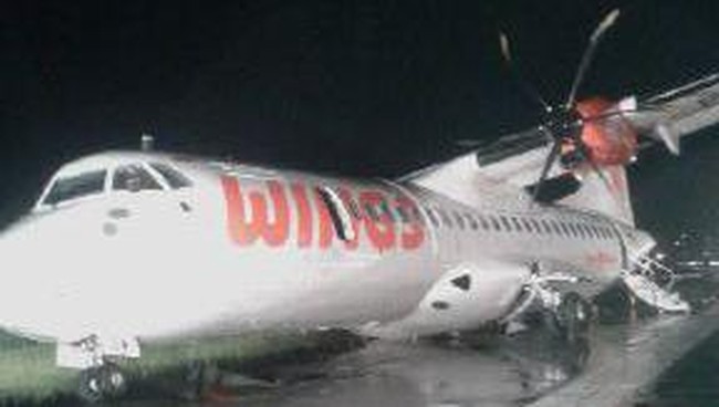 Insiden pesawat Wings Air yang tergelincir di Bandara Internasional Ahmad Yani Semarang, membuat sejumlah penerbangan baik dari dan menuju Semarang ditunda.
