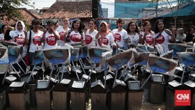 Aksi Gadis Ahok 'Merayu' Warga Jakarta