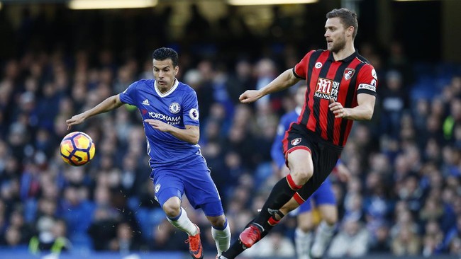 Meskipun berstatus sebagai pengganti Diego Costa, Pedro Roriguez mampu menunjukkan kiprahnya dan mencetak dua gol ke gawang Bournemouth.
