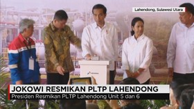 Presiden Jokowi Resmikan PLTP Lahendong Unit 5 dan 6