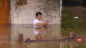 Banjir Argentina Memaksa Ratusan Warga Mengungsi