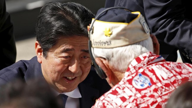 Khidmat Kunjungan Abe ke Pearl Harbor