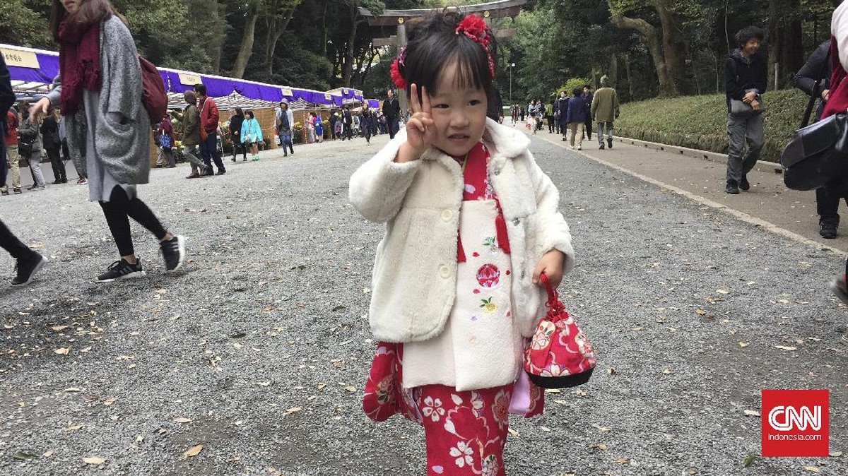 Upacara Anak Shinto di Meiji Jingu Tokyo