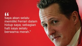 Nyali di Balik Kata-kata Michael Schumacher