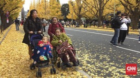 'Kehangatan' Musim Gugur di Jingu Gaien Tokyo