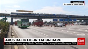 Absennya kendaraan besar, Tol Cipularang Lancar
