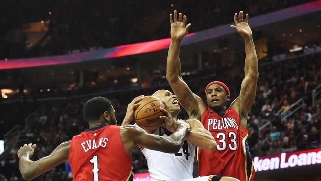 Cleveland Cavaliers menyabet kemenangan ketiga beruntunnya dalam laga lanjutan NBA musim 2016-2017. Kemenangan ketiga didapatkan atas New Orleans Pelicans.
