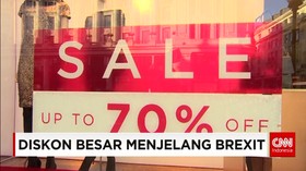 Diskon besar Menjelang Brexit
