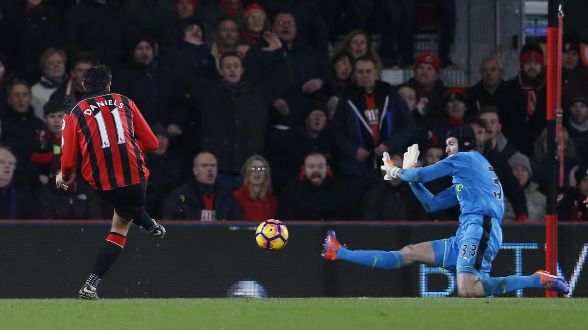 Foto Terbaik dari Pesta Gol Duel Panas Bournemouth Vs Arsenal