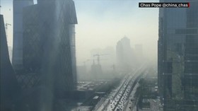 Penampakan Polusi Kota Beijing
