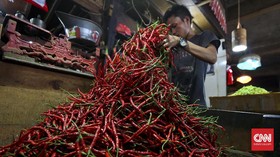 Harga Cabai Makin Merah, Cabai Merah Keriting Naik 21 Persen