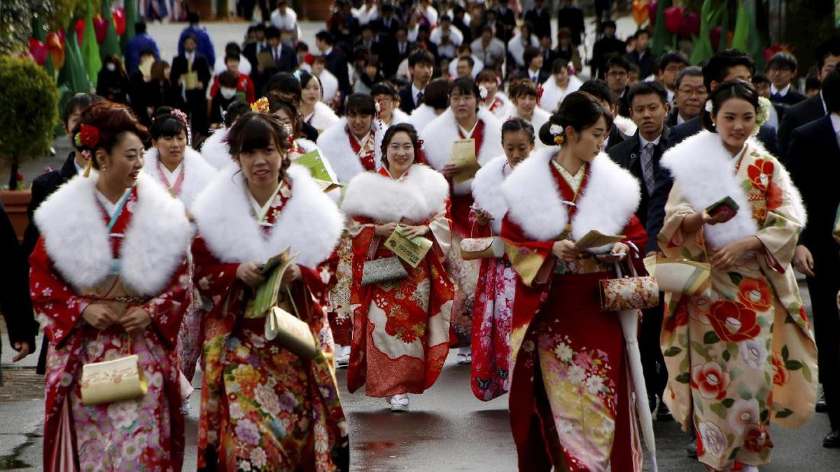 Upacara 'Menyambut Dewasa' di Jepang