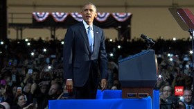 Harap dan Air Mata Obama dalam Pidato Terakhir