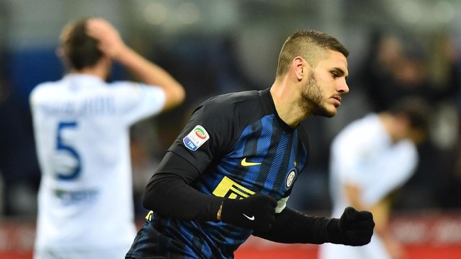 Internazionale Milano sukses memetik kemenangan 3-1 atas Chievo Verona pada laga lanjutan Liga Italia Serie A, Sabtu (14/1) malam waktu setempat.