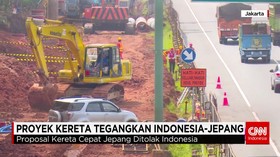 Proyek Kereta Tegangkan Indonesia-Jepang