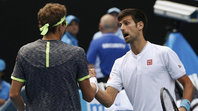 Novak Djokovic gagal memenuhi mimpinya untuk jadi petenis pertama yang merebut tujuh gelar juara di grand slam Australia Terbuka.