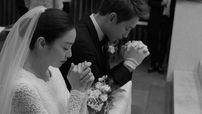 Pernikahan selebriti Korea Rain dan Kim Tae Hee
