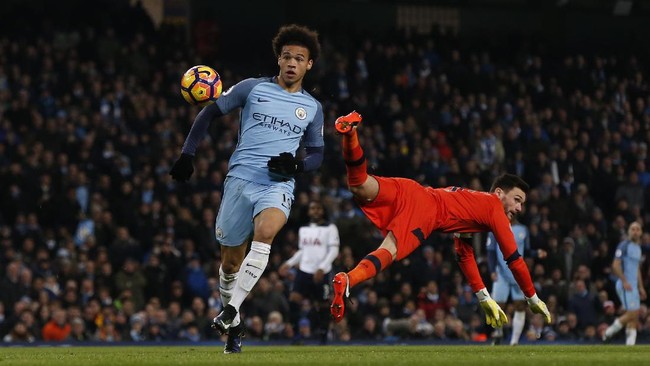 Manchester City harus puas dengan hasil imbang 2-2 saat menjamu Tottenham Hotspur di Stadion Etihad.