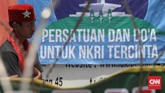 Ribuan 'Pengawal' Rizieq Shihab Ribuan orang menggelar aksi massa di depan Markas Polda Metro Jaya, Jakarta. Mereka menyebut ada aksi kriminalisasi pada Rezieq Shihab.