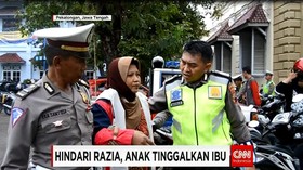 Hindari Razia, Anak Tinggalkan Ibu di Pinggir Jalan