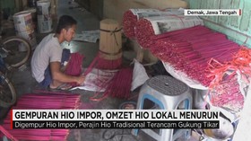 Penjualan Hio Tradisional Tergerus Hio Import