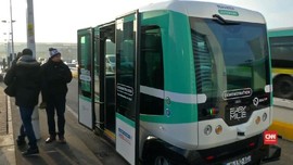 Merasakan Sensasi Bus Tanpa Sopir di Paris