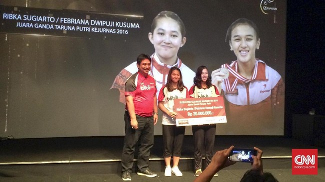 Momentum Kejuaraan Dunia Bulutangkis 2017 yang digelar di Yogyakarta menjadi salah satu alasan harapan tinggi ganda putri junior Indonesia, Ribka/Febriana.