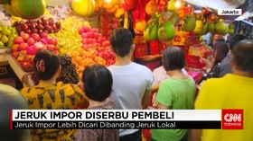 Jeruk Impor Diserbu Pembeli