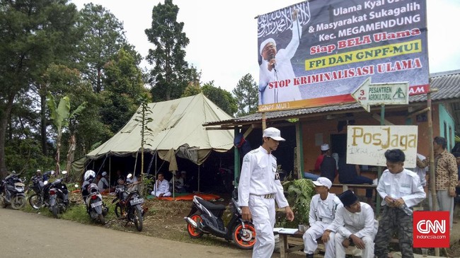 PTPN VIII meminta lahan Pondok Pesantren Markaz Syariah milik Rizieq Shihab di Megamendung, Bogor, segera dikembalikan secara cuma-cuma.