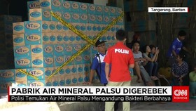 BPOM Banten Bongkar Pemalsu Air Mineral