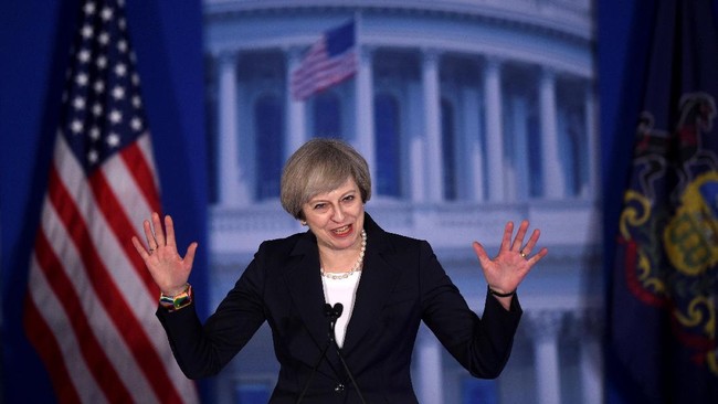 Presiden AS Donald Trump menerima kunjungan PM Inggris Theresa May. Menurutnya, kedua negara punya hubungan istimewa.