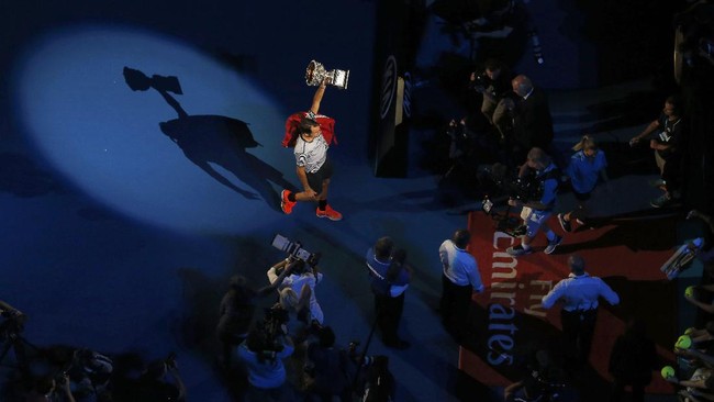 Foto Terbaik Drama Kolosal Federer vs Nadal