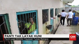 Panti Sosial Milik Yayasan Tunas Bangsa Tidak Layak Huni