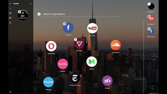 Opera Browser memperkenalkan sesuatu yang baru dalam hal berselancar internet menggunakan peramban.