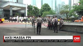 Polisi Kawal Aksi Massa FPI Jelang Pemeriksaan Rizieq