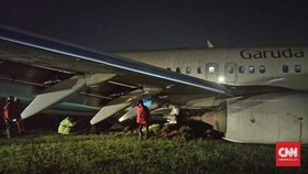 Garuda Tergelincir, Bandara Adisutjipto Yogya Masih Ditutup