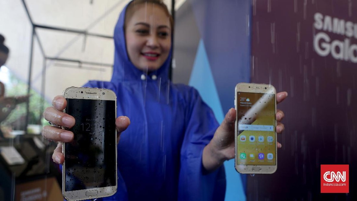 Trio Galaxy A 2017 Kini Bisa Diajak Basah-basahan