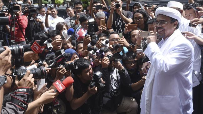 Tak Mau 'Nyapres', Rizieq Shihab Hanya Ingin Jadi Guru Bangsa