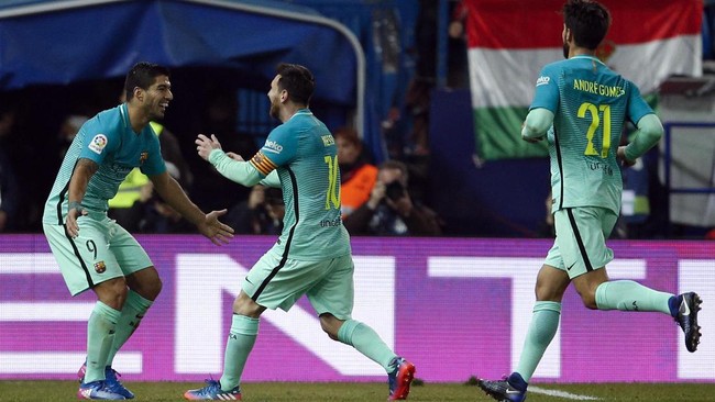 Luis Suarez menegaskan Barcelona belum mendapatkan kepastian lolos ke final Copa del Rey meskipun mereka berhasil menang 2-1 di markas Atletico.