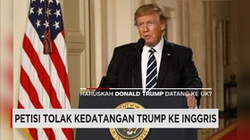 Petisi Menolak Kedatangan Presiden Trump