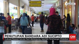 Bandara Adisutjipto Yogyakarta Ditutup Hingga Sore