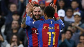 Gol Ke-100 Barca Musim Ini Diciptakan Aleix Vidal