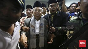 Ma'ruf Jawab Kritikan Rizieq soal Pencitraan ke Jokowi