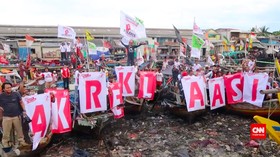 Ikut Parade Nelayan, Anies Tegaskan Tolak Reklamasi