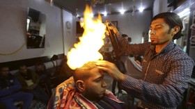 Sang Pemangkas Rambut 'Api' dari Palestina
