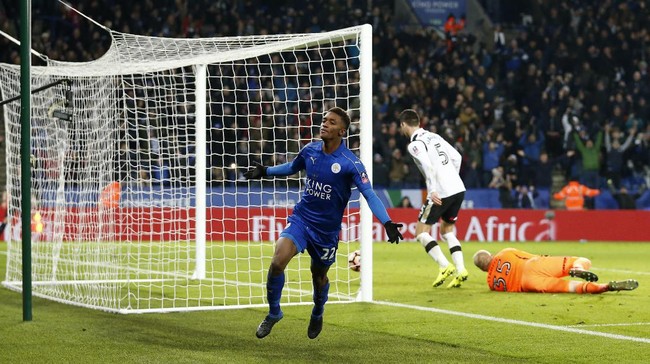 Leicester City harus menjalani 120 menit pertandingan replay putaran keempat Piala FA melawan Derby County di Stadion King Power, Rabu (8/2) malam.